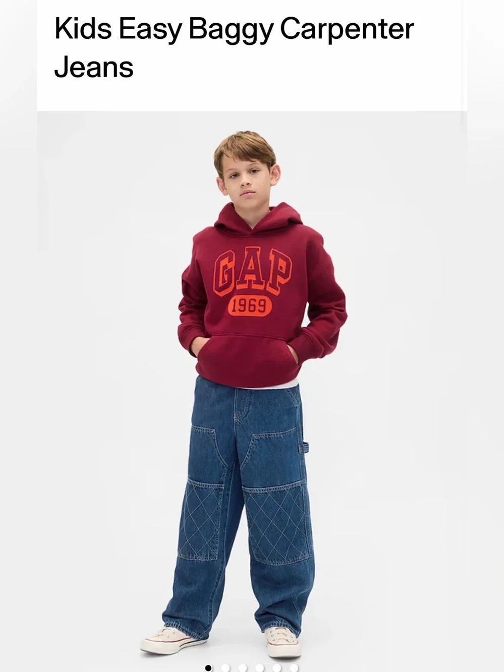 NWT Kids Baggy Carpenter Jeans
